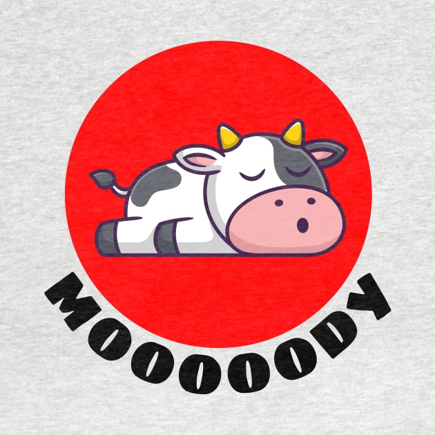 Moody Cow | Cow Pun by Allthingspunny